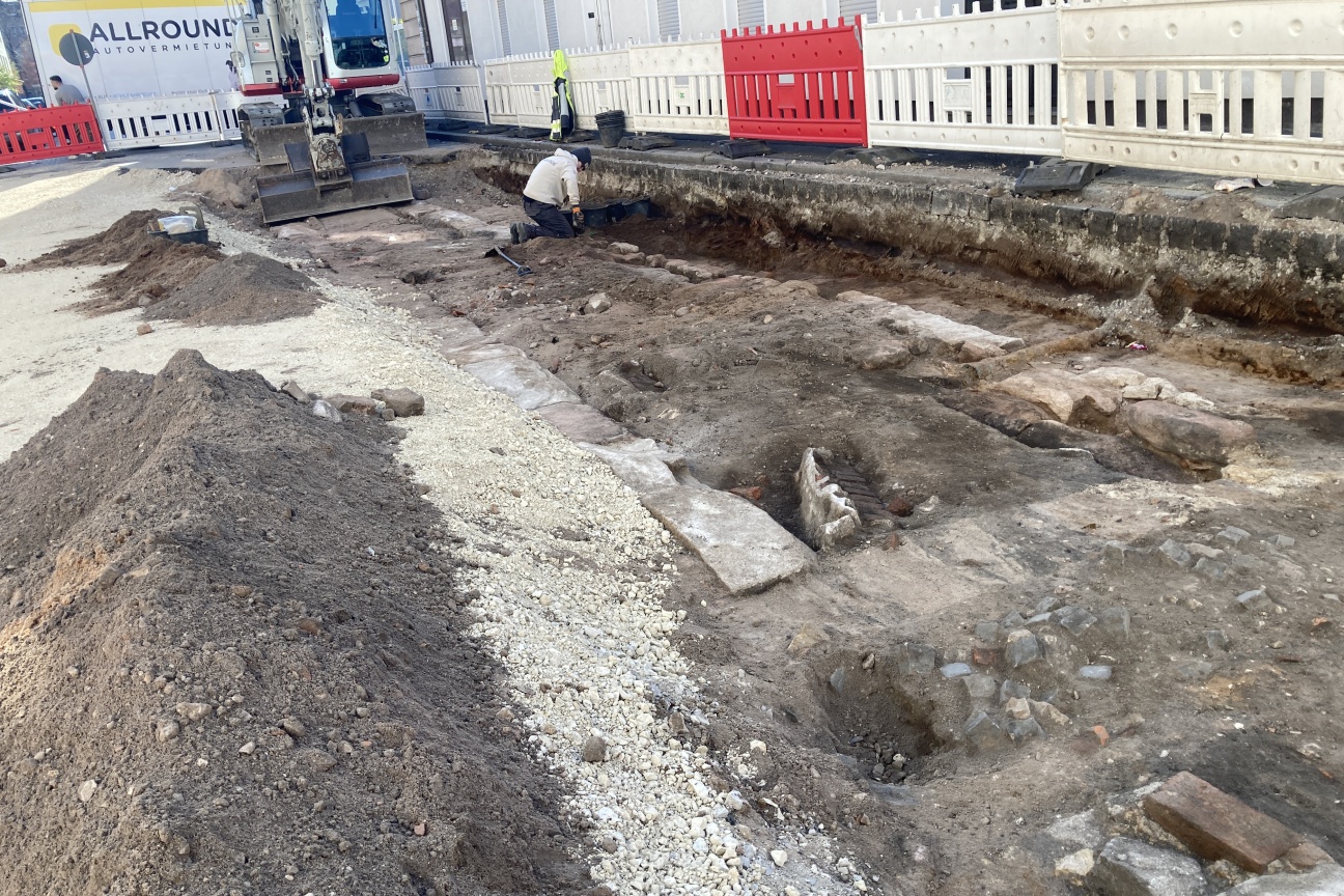 Archäologische Funde in der Strauchstraße