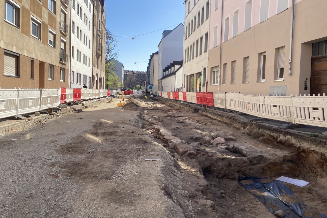Archäologische Funde in der Strauchstraße