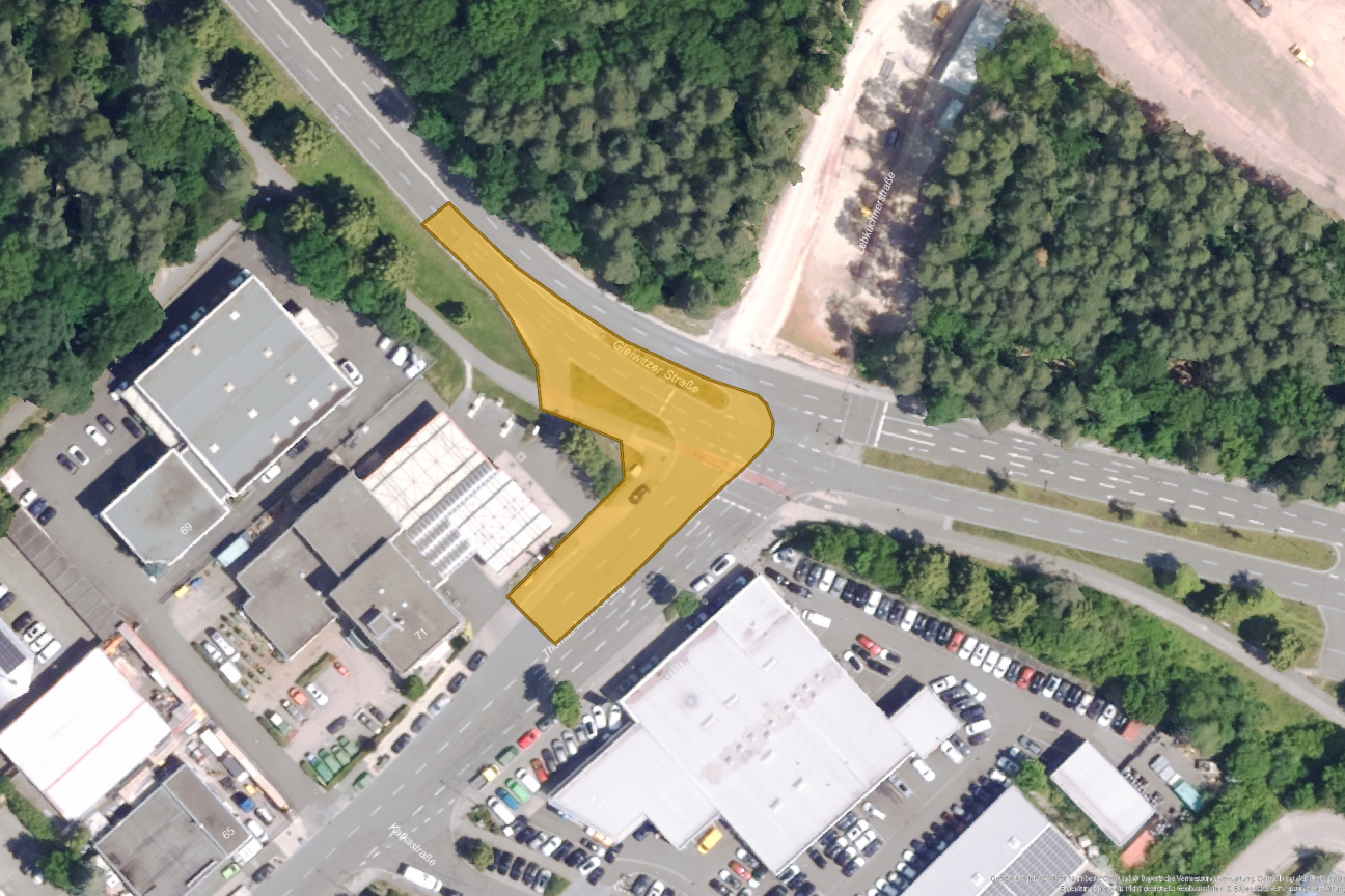 Gleiwitzer Straße Bauabschnitt 1, Bild © SÖR / Stadt Nürnberg Gleiwitzer Straße Bauabschnitt 1, Bild © SÖR / Stadt Nürnberg