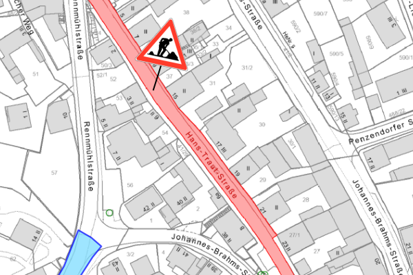 Hans-Traut-Straße Bauplan