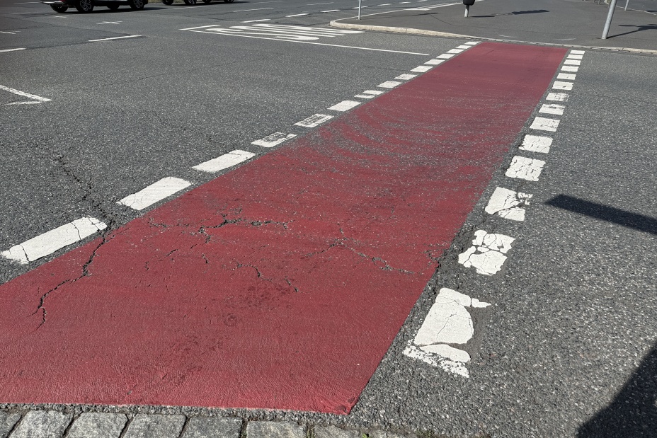 Der Zustand der Breslauer Straße im Juli 2026, Bild © Tim Koß / Stadt Nürnberg