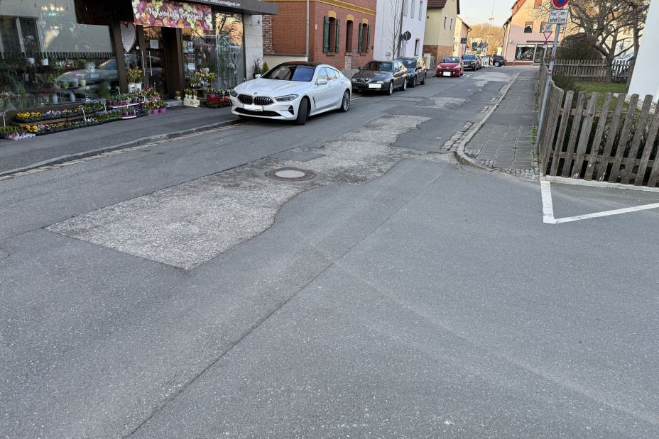 Tolstoistraße vor dem Umbau 2026, Bild © Tim Koß / Stadt Nürnberg
