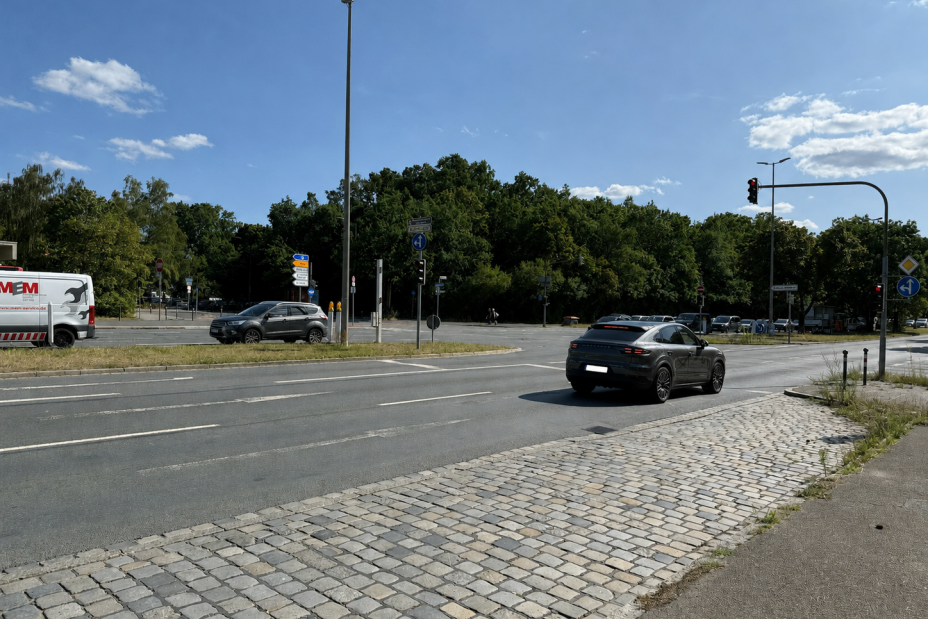 Breslauer Straße Ist Zustand Juli 2026, Bild © Tim Koß / Stadt Nürnberg