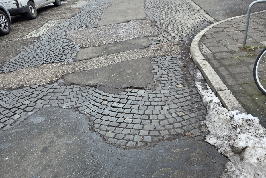 Strauchstraße vor dem Umbau, Bild © Tim Koß / SÖR | Stadt Nürnberg