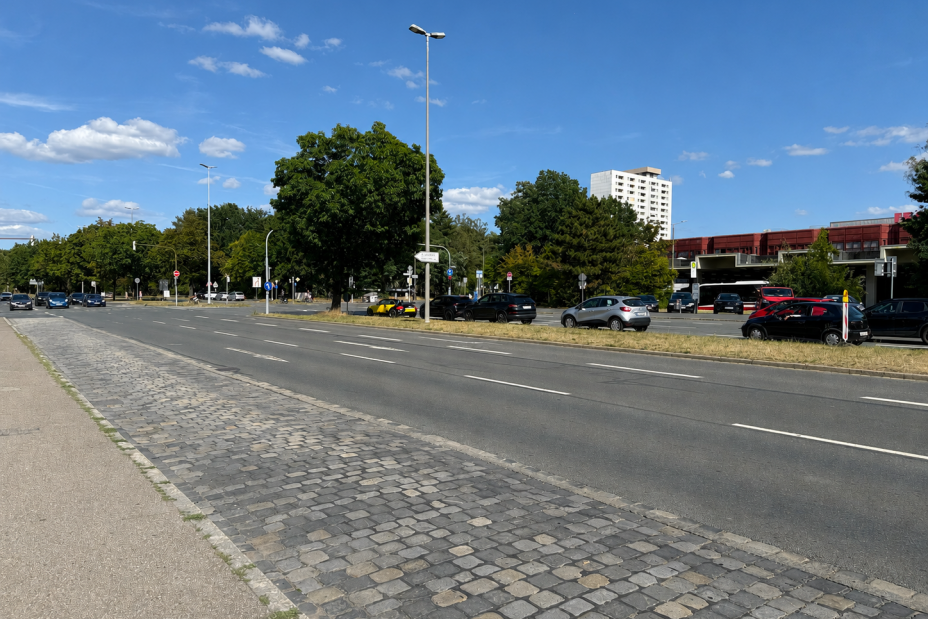 Breslauer Straße Ist Zustand Juli 2026, Bild © Tim Koß / Stadt Nürnberg