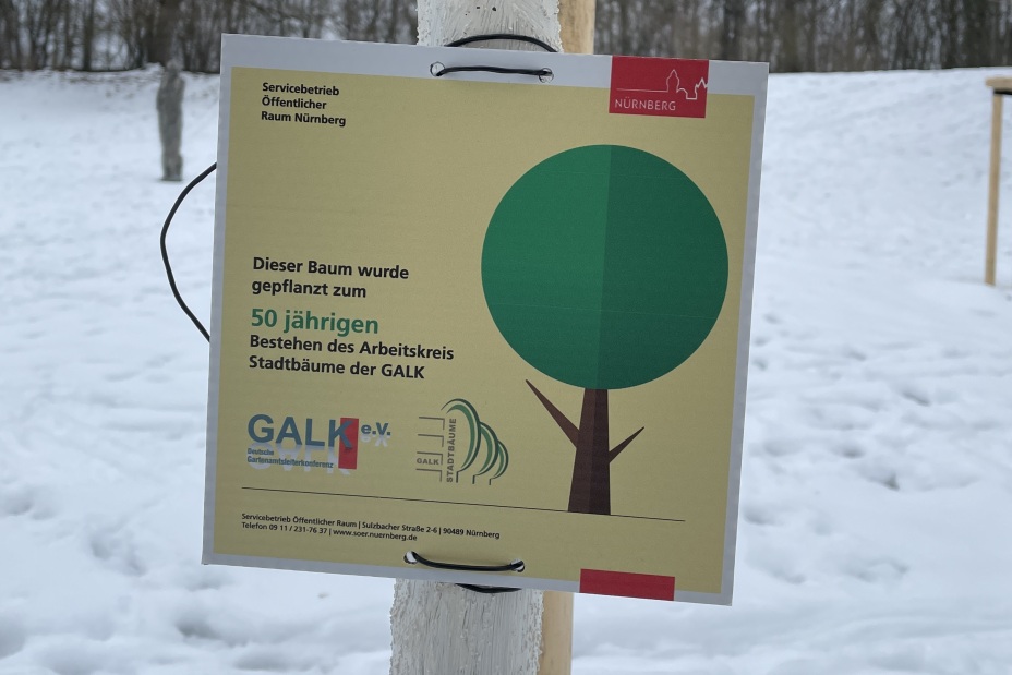 GALK 50 Jahre Jubiläum - Schild