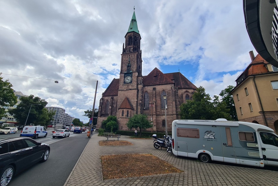 2025 Kirchenstr VorNeuplanung, Bild © Steffen Stritt / SÖR / Stadt Nürnberg