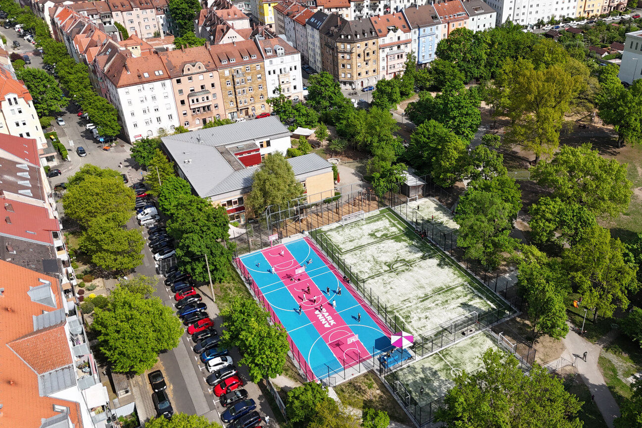 Sanierung und Umbau der Sportflächen im Annapark