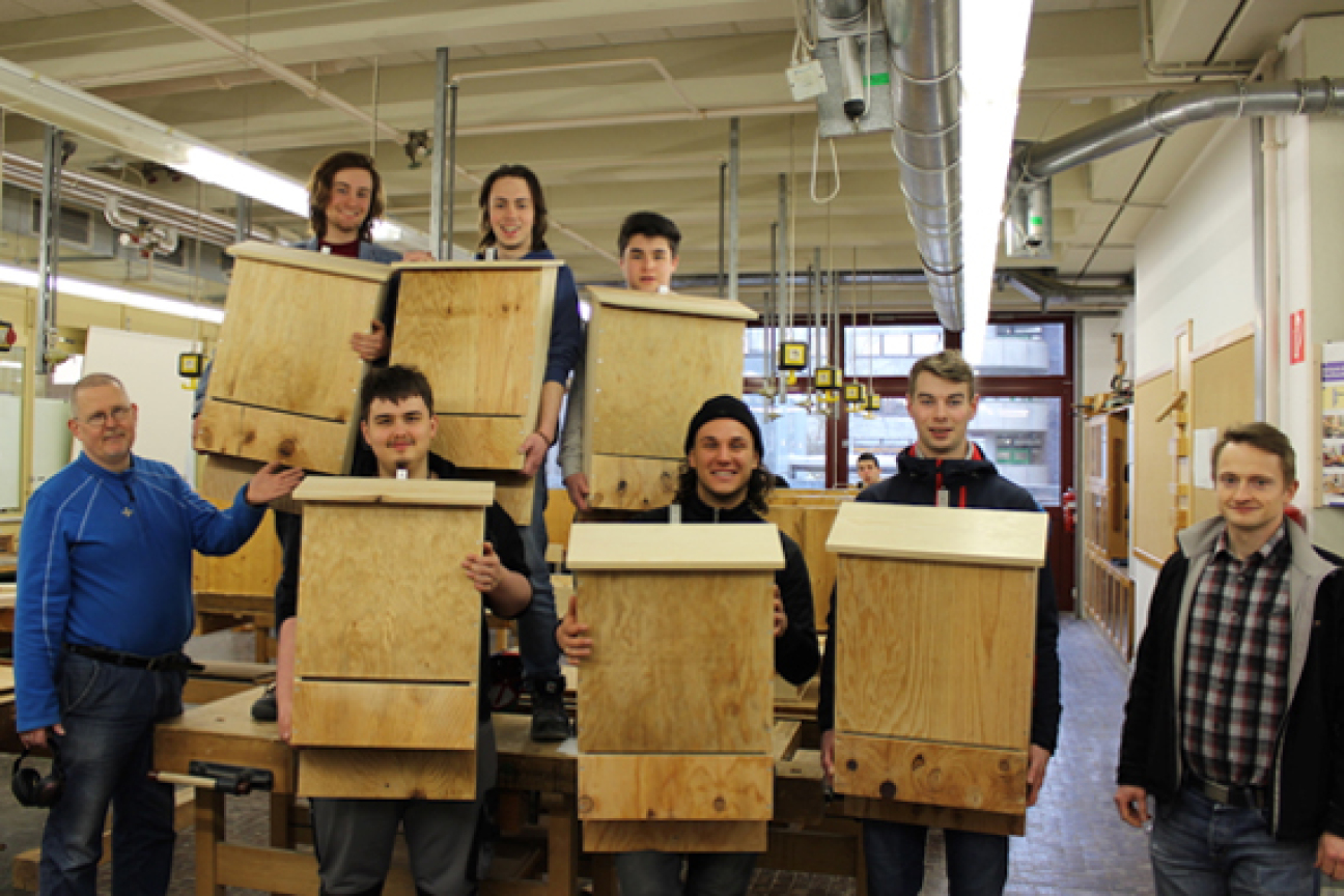 Bild © Dr. Stefan Böger Schüler der Beruflichen Schule 11, Bild © Dr. Stefan Böger