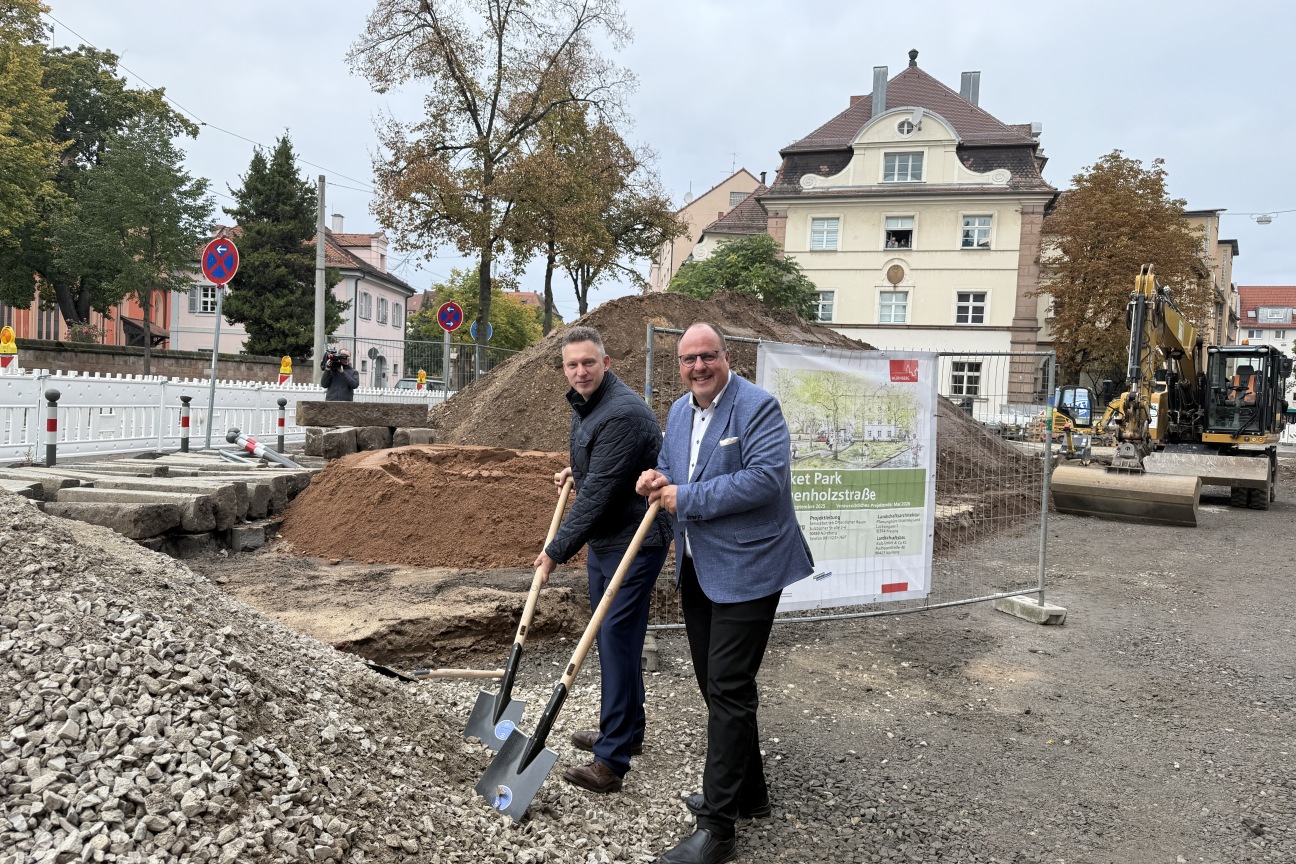 Spatenstich Pocket Park Fraunholzstraße