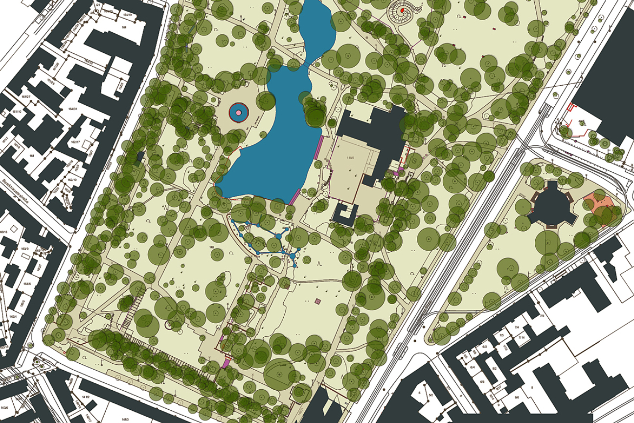 Karte Stadtpark Süd, Bild © Bild: SÖR / Stadt Nürnberg