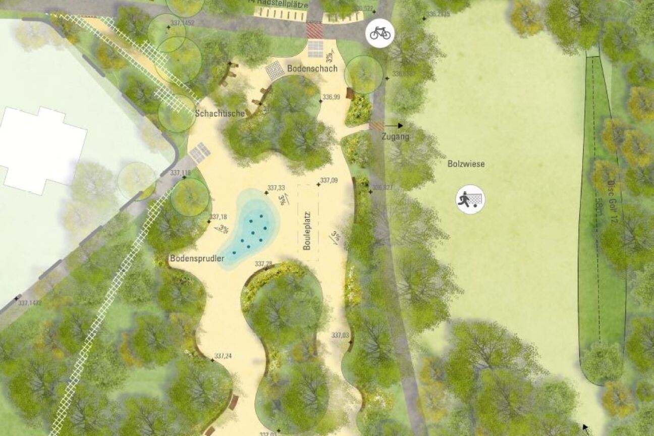 Grünanlage Ferdinand-Drexler-Weg Spielplatz Bauabschnitt 1, Bild © mahl.gebhard.konzepte