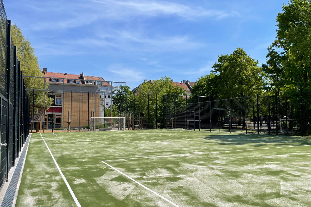 Eröffnung der neuen Freizeitsportflächen im Annapark