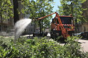Baumbewässerung am Humboldtplatz
