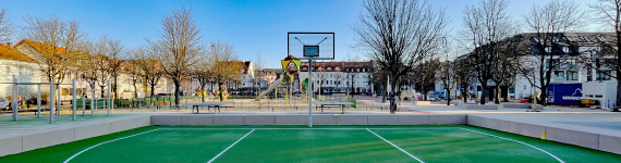 Streetball-Feld auf dem Jamnitzerplatz