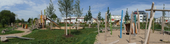Neugestalteter Spielplatz in Herpersdorf