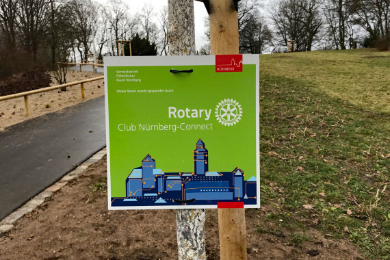Rechenberg Baumspende Rotary Connect Nürnberg