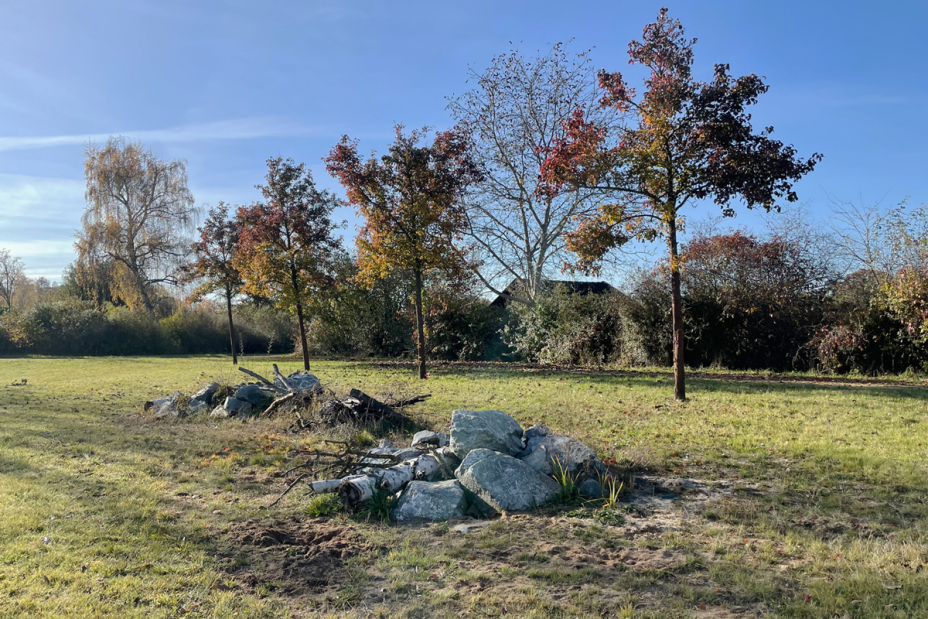 zwei Reptilienmeiler in der Kleingartenanlage IDEAL, Bild © André Winkel / SÖR / Stadt Nürnberg