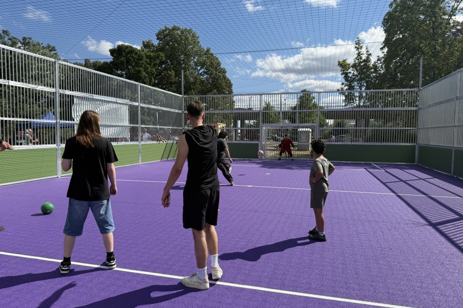 Bild © Kathrin Lehnerer / Stadt Nürnberg Neuer Soccer-Court an der Fürther Straße, Bild © Kathrin Lehnerer / Stadt Nürnberg