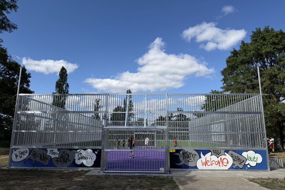 Bild © Kathrin Lehnerer Neuer Soccer-Court an der Fürther Straße, Bild © Kathrin Lehnerer