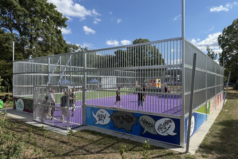 Bild © Kathrin Lehnerer Neuer Soccer-Court an der Fürther Straße, Bild © Kathrin Lehnerer