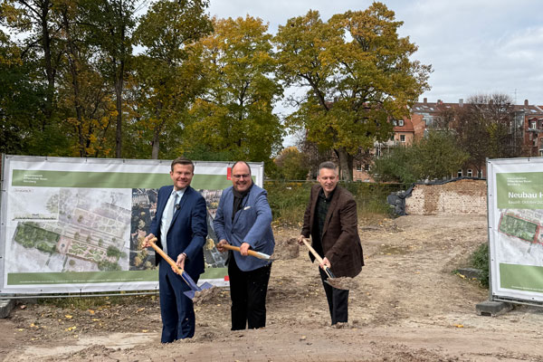 Spatenstich Hesperidengarten