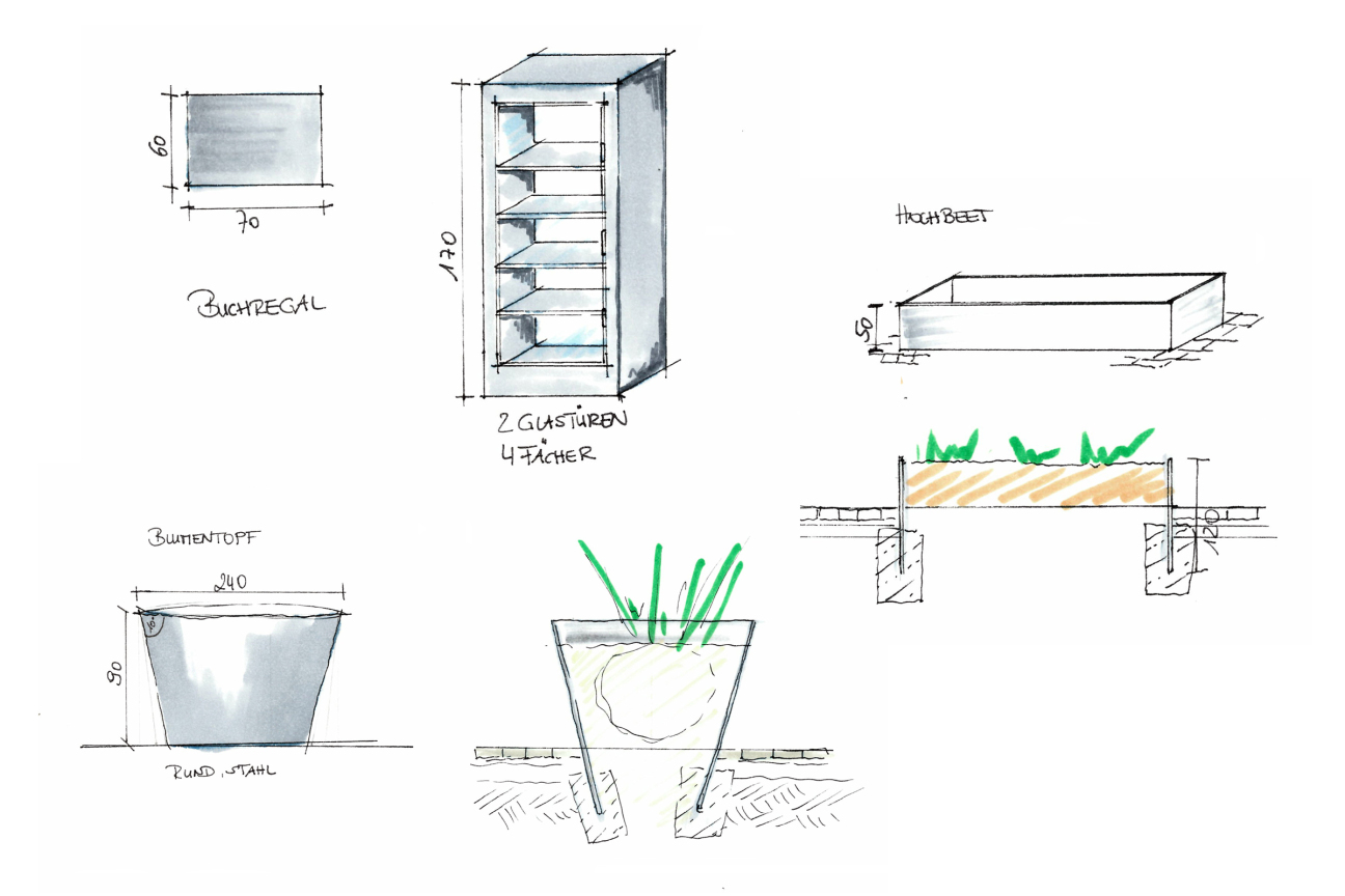 Pocket Park St. Anton - Möblierung