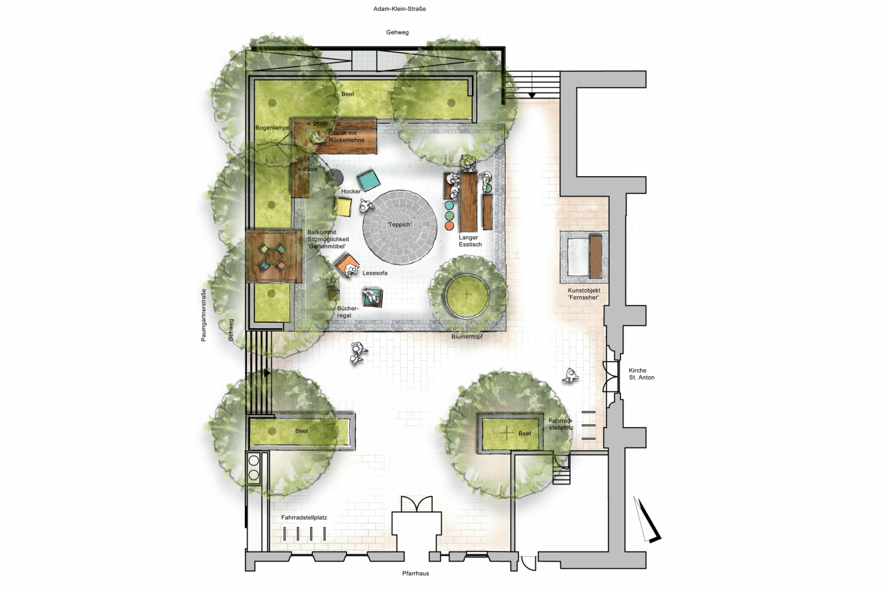 Pocket Park St. Anton Planvariante 2