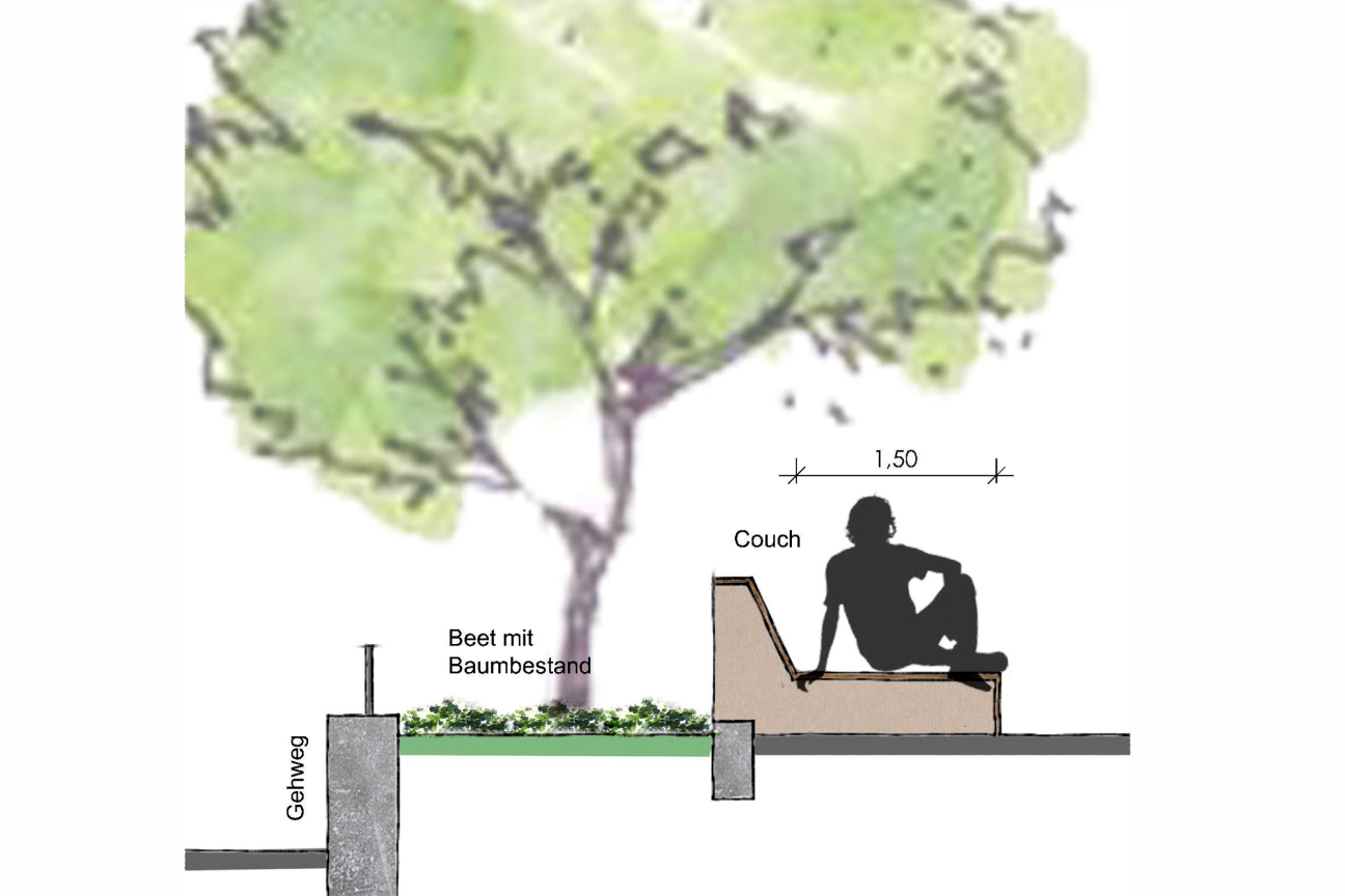 Pocket Park St. Anton Couch