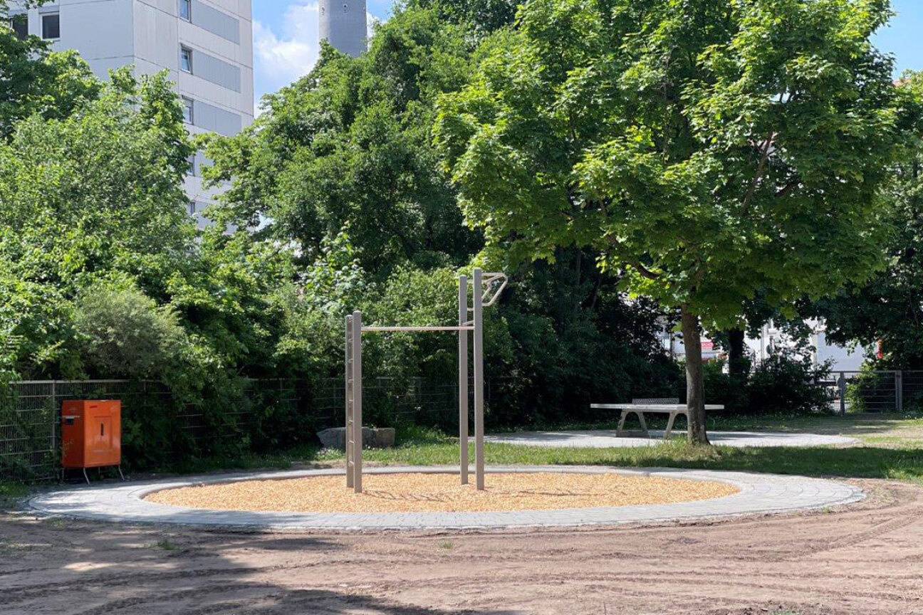 Hohe Marter Calisthenics-Gerät, Bild © André Winkel / SÖR / Stadt Nürnberg
