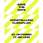 Save The Date - Stadt Nürnberg neuer Klimaplan; Vorstellung am 01.10.2025