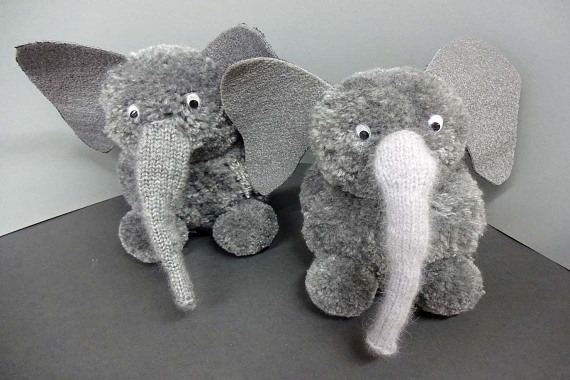 Elefanten aus Pommeln