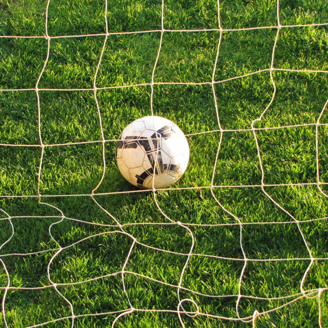 Fußball im Tornetz, Bild © Rainer Sturm / pixelio.de