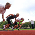50m Lauf beim Sportabzeichentag 2014