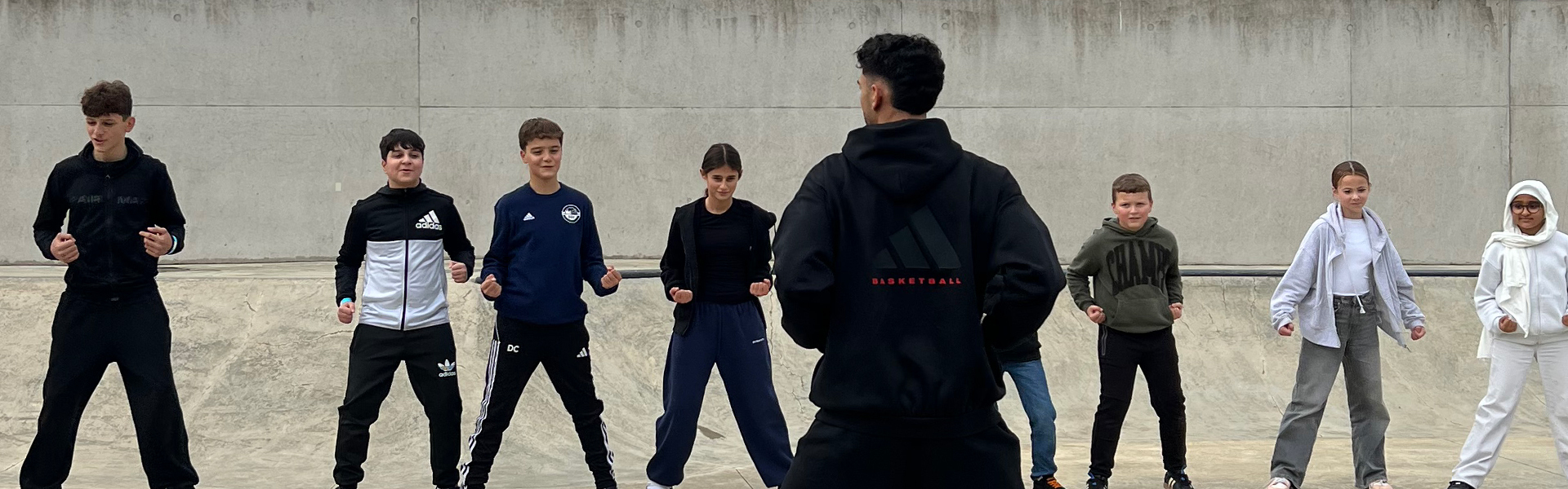 Kinder in einem Kurs bei Sportintegrativ