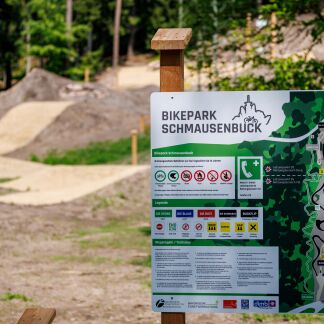 ( Bild: Daniel Karmann / BaySF ) Eröffnung des Bikeparks Schmausenbuck
