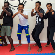 Taekwondotraining für Flüchtlinge