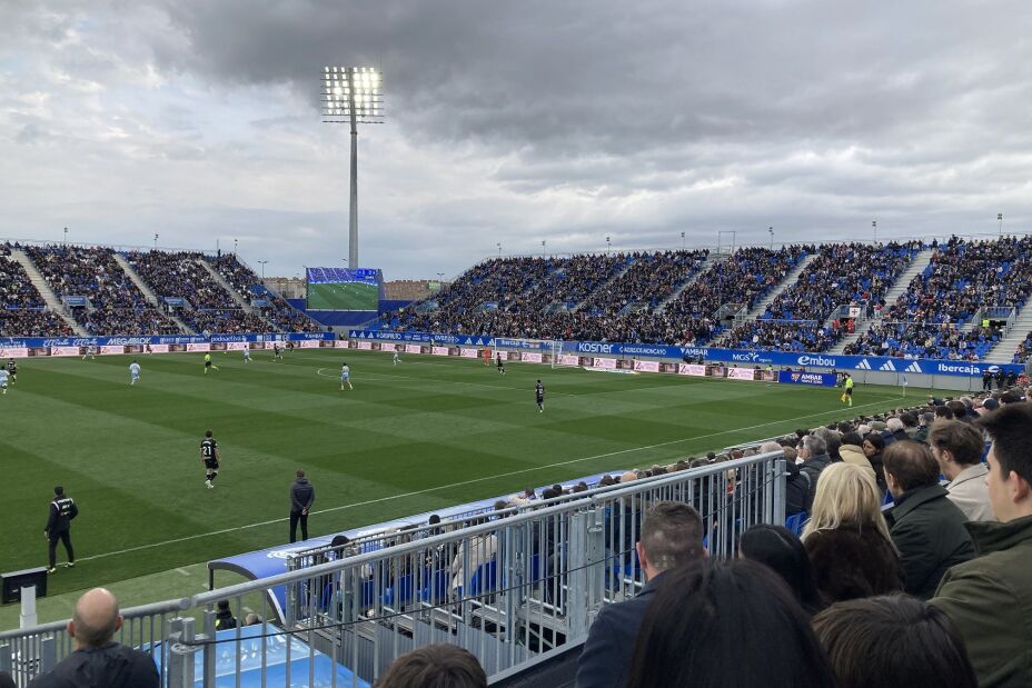 Das Ausweichstadion im Spanischen Saragossa