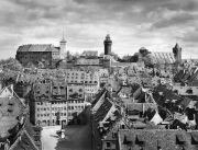 Blick über die nördliche Nürnberger Altstadt zur Burg,  A 44 Nr. C-6074-4