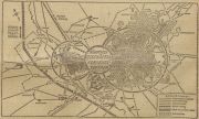 „Stadtplan“ der neuen Großgemeinde Nürnberg-Fürth, 1922