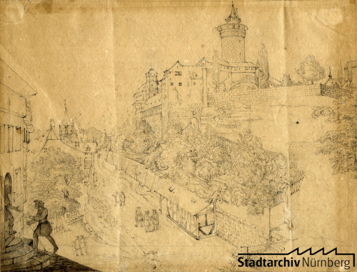 Blei. Blatt: 18,6 x, 24,0 cm. Museen der Stadt Nürnberg, Kunstsammlungen, ohne Inventarnummer