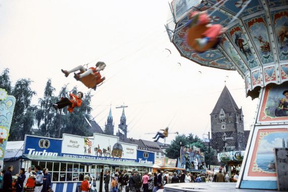 Mart der Gastlichkeit auf dem Altstadtfest, September 1977