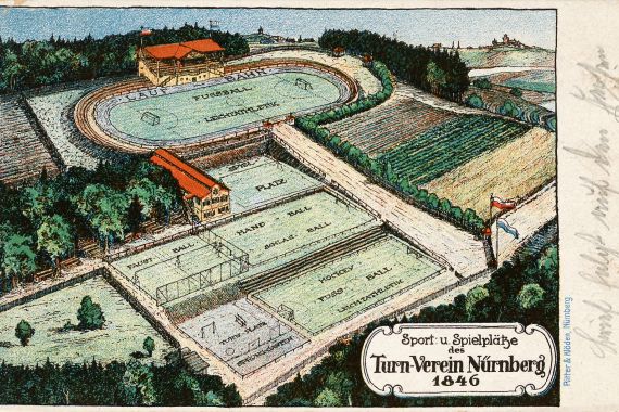 Sportplatz des „Turnvereins 1846 Nürnberg e. V.“ im Erlenstegener Forst.