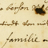 Autografen: Autogr. 166: Maria Sibylla Merian, 1685