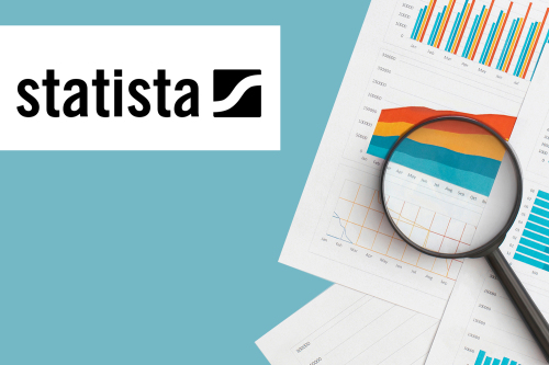 Statista Logo und Lupe auf Statistiken © LunaKate / AdobeStock