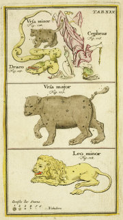 Stadtbibliothek Nürnberg, Math. 3223.8°: Johann Leonhard Rost: Atlas portatilis coelestis, 1723