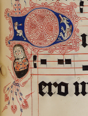 Chorbücher St. Katharina - Detail, Cent. V. App. 34 P 59r