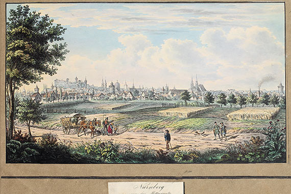 Ansicht von Nürnberg 1839