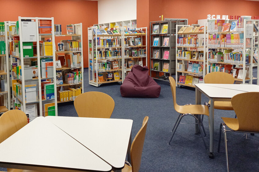 Bild © Stadt Nürnberg Blick in die Schulbibliothek BBZ, Bild © Stadt Nürnberg