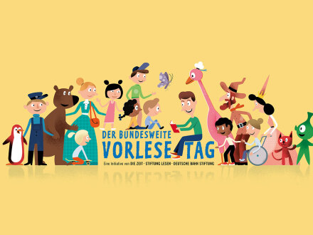 Plakat vom bundes·weite Vorlese·tag.